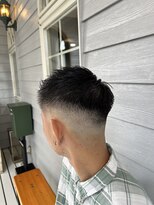 スタンドバーバー 柏(STAND BARBER)&nbsp;ベリーショート/ダークアッシュ/ニュアンスパーマ/韓国マッシュ