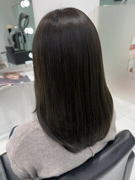 六本木美容室 白金店 20代30代40代 透明感オリーブグレージュ