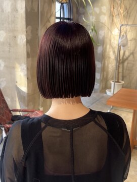 ヤーン(yarn.) ワインレッド/コンパクトボブ【赤堀友哉】