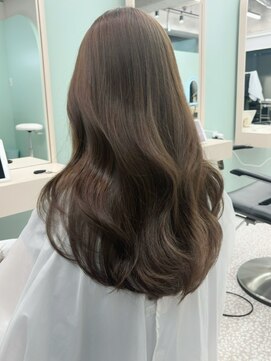 イロウ 天神大名店(IROW) オリーブグレージュ　透明感カラー　髪質改善　艶髪【天神大名】