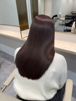 アオ(Ao)&nbsp;Aoヘアスタイル モーヴピンク 髪質改善カラー