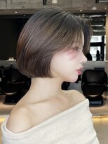 ロンドミラー 博多店(Lond Mirror)&nbsp;イメチェンショート外はねボブ美髪ブルーブラックワイドバング