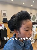 日本髪・丸髷のヘアセットをさせていただきました