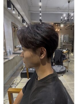 メンズデザイン シャビ(Men's design Shabbi) 2ブロック×Cカールパーマ