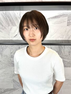 サラビューティーサイト 九大学研都市店(SARA Beauty Sight) 【林Style】丸みショート/ダークグレー