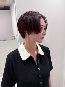 シュク 高円寺(SYUK) SYUK kazu 【高円寺 顔まわりカット 髪質改善 ハイライト 】