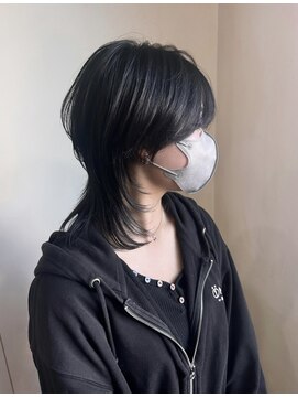 ウルフカット　ハンサムウルフ　ジェンダーレス　