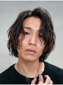 心斎橋ツイストスパイラルパーマ波巻パーマ緩めメンズ20代色気