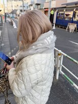 アンダーカレント(undercurrent)&nbsp;ブリーチハイトーンピンクベージュホワイトカラー