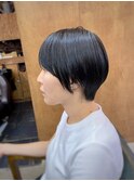 【山本智文】黒髪マッシュショートカット