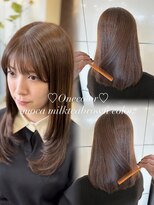 フォルテ 草薙店&nbsp;韓国ヘア【ミルクティーブラウン】静岡草薙