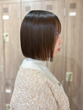 アンリー(Anree) 20代30代40代切りっぱなしボブスタイル