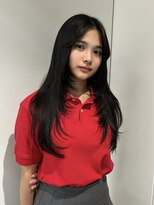 アクシス ナゴヤ(AXIS NAGOYA) 【なつミ】ミルクティーブロンド/ダークブルー/デジタルパーマ/