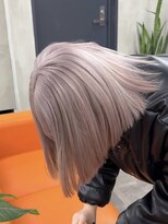 ニコトウキョウ 新宿(nico TOKYO)&nbsp;ダブルカラーミルクティーピンクホワイトパープルハイトーン韓国