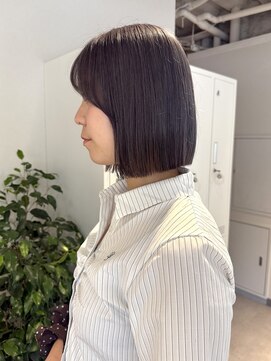 アンフィニ バイ ラボヌール(Infini by La Bonheur) ブリーチで叶える、透け感ラベンダーグレー