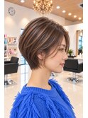 大人グラデーションボブ