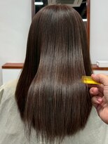 ヘアメイクボッカ(hair make Bokka)&nbsp;髪質改善ストレート×セミロング