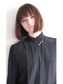 スリークボブ×ブラウンベージュ