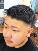 外国人風Barberスタイル【鎌ケ谷 パーマ ハイライト】