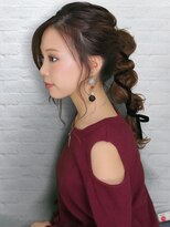 テラス 武庫之荘店(TERRACE)&nbsp;ルーズなベロアリボンアレンジ♪