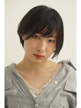 ソワンドゥブレス 瓜破店(soin de brace) ひし形ショートボブ