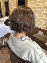 ヘアーデザイン グロウ(hair design Grow) 外ハネワンレンボブ