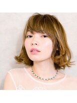 プランツ ヘアサロン(Plants HAIR SALON by GEORGE)&nbsp;セミディな大人ボブ★ハイライトでシアーな質感を。