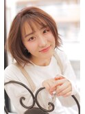 軽さを演出◎ふんわりボブ