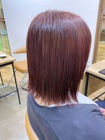 サンク ヘア アンド スパ パルシェ店(CINQ hair&spa) 《CINQ》勝見 切りっぱなし×チェリーピンク♪
