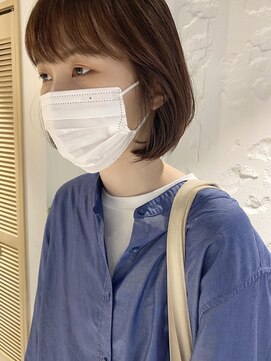 コフィー バイ メルト 吉祥寺(cofy by melt) 【三ツ井純】ブリーチなし透明感スモーキーベージュカラー透け感