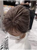 【白髪手術】　グレーバレイヤージュ