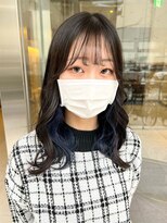 アロ 大阪梅田(alo)&nbsp;【藤田真由】インナーカラーブルー《大阪梅田駅》