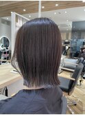 切りっぱなしボブ