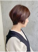 ひし形ショートボブ