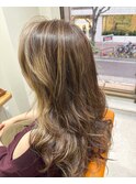 白髪ぼかしハイライト