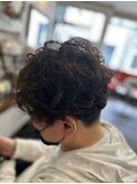 クセ毛onパーマ