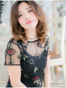 モッズヘア 上尾西口店(mod's hair) 外国人風インナーカラー小顔エアリーミディh3上尾20代30代40代