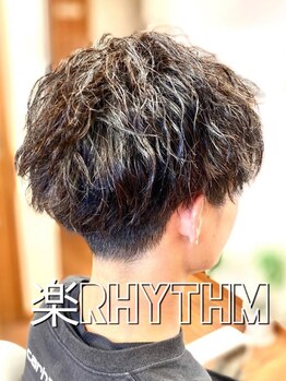 楽リズム(楽rhythm)の写真/"魅惑の立体感で新しいスタイルを。”当店のメンズパーマであなただけのスタイルをご提案いたします。