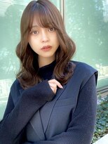 フォルテ 榛原パームス店&nbsp;髪質改善ブラウンカラー韓国風顔周り