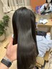 《似合わせ》カット＋縮毛矯正＋TOKIOトリートメント　￥27000→￥18900