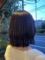 ノエル(noele)&nbsp;外ハネボブ 暗めラベンダー