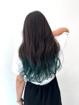 シエロバイシエスタ 池袋(cielo by siesta) ☆リーフグリーングラデーションカラー☆