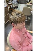 メンズナチュラルマッシュショート　HOMMEHAIR2nｄ江ヶ崎