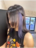 ニュアンスカラー/インナーカラー/インナーカラーラベンダー
