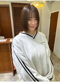 ウルフカット オリーブグレージュ
