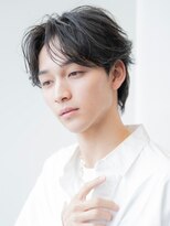 ハバナ 渋谷(HAVANA)&nbsp;アッシュブラック/マッシュパーマ/刈り上げ/ツーブロック