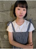 切りっぱなしボブ