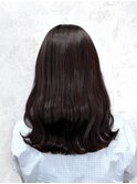 ショコラブラウン×波巻きウェーブ