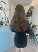 ブリーチなしオリーブベージュ