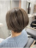 【代官山美容室】ハイライト☆ショートボブヘア